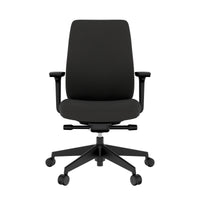 Hardy office swivel chair | Synchronous mechanics, 3D armrests, black