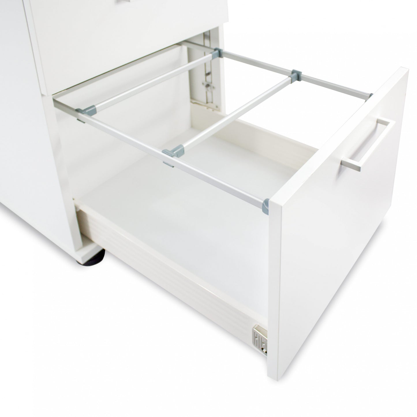 OPTIMA Container stand | 800 mm di profondità, bianco