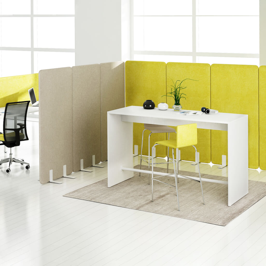 LIGHT high table | 1600 - 1800 mm, pearl gray