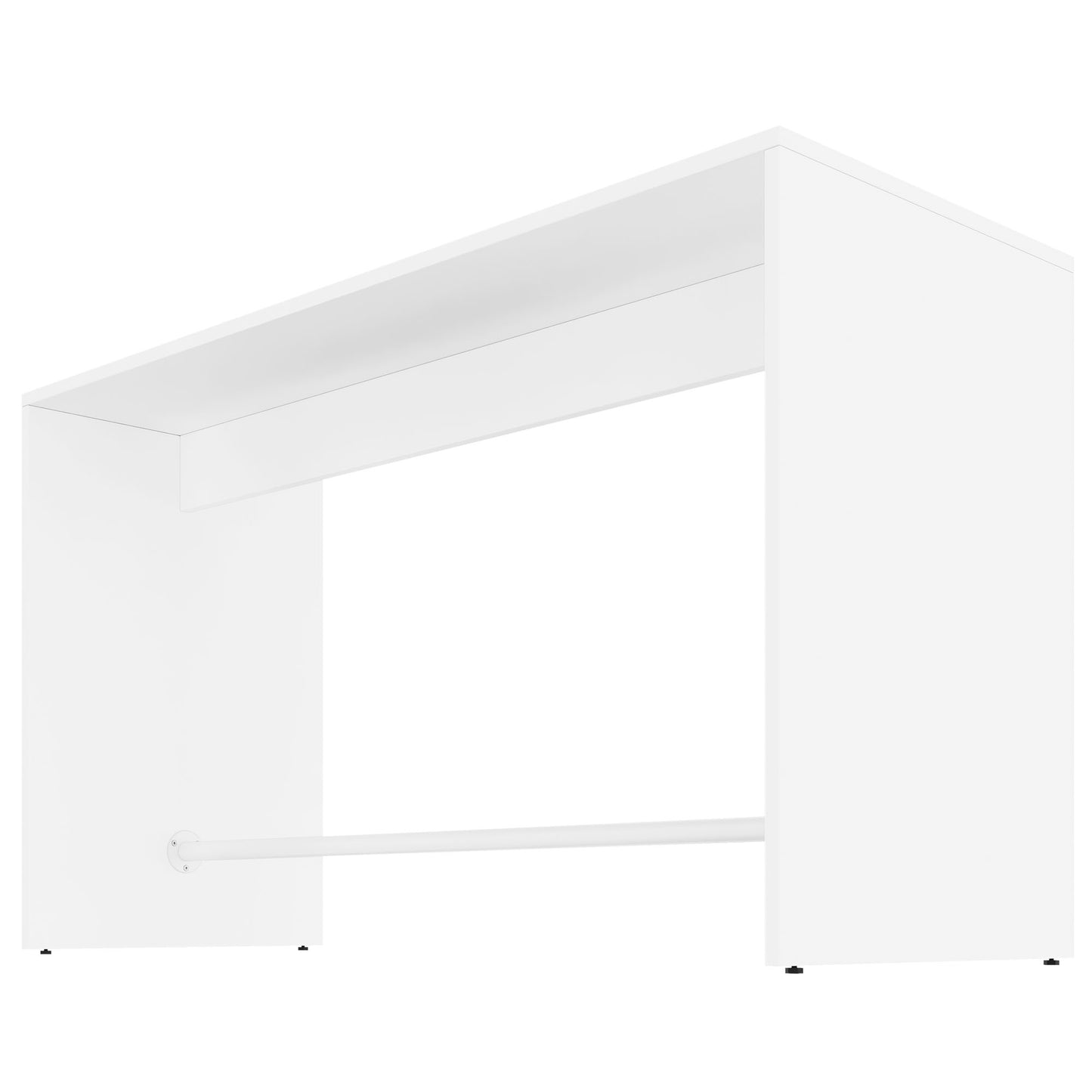 LIGHT Table haute | 1600 - 1800 mm, blanc