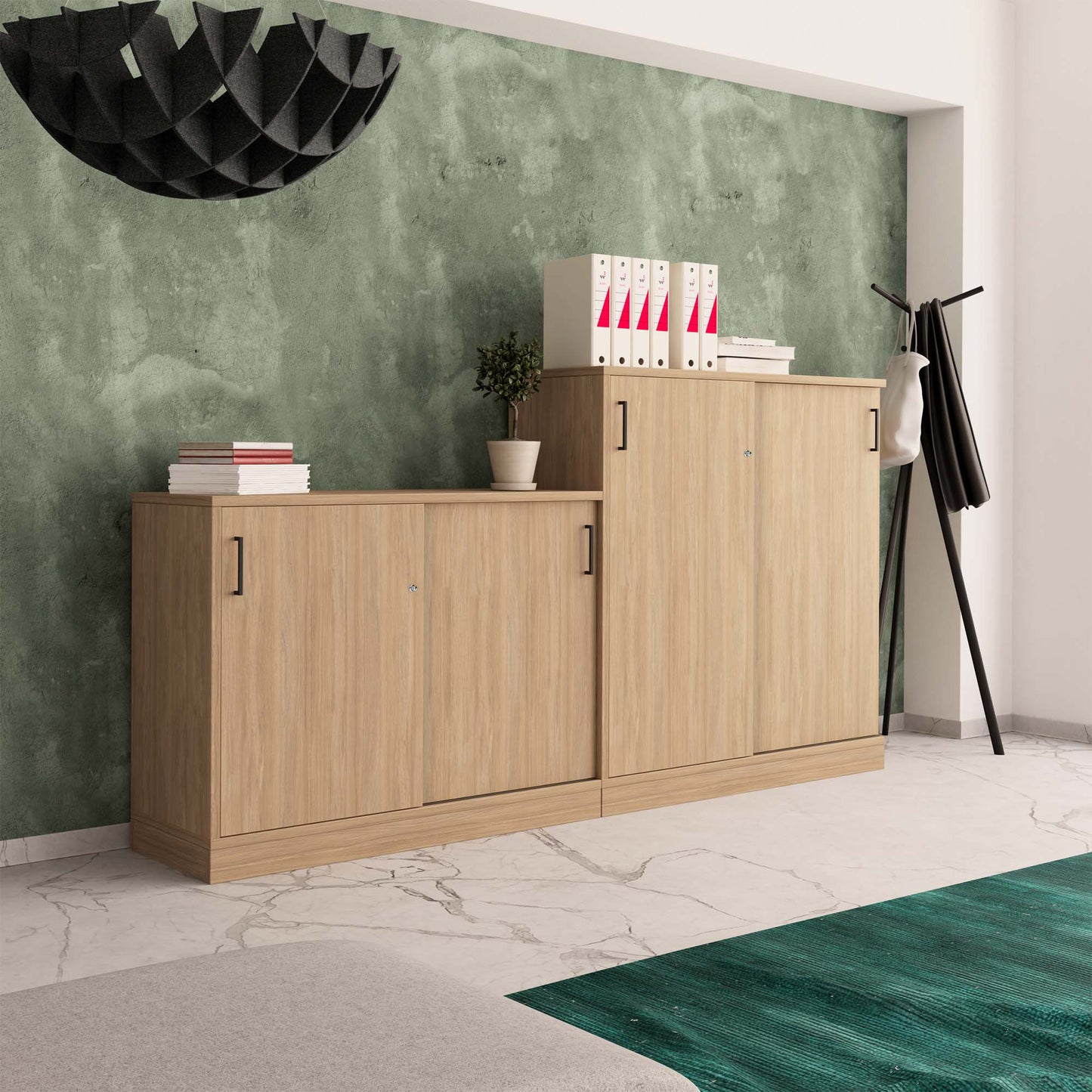 UNI Base en bois | 800 mm, chêne ambre