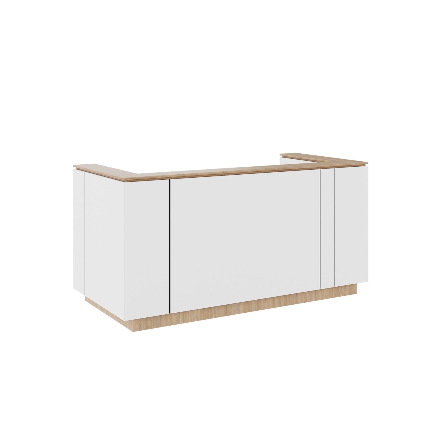 ICE reception desk | 2204 x 1022mm, White