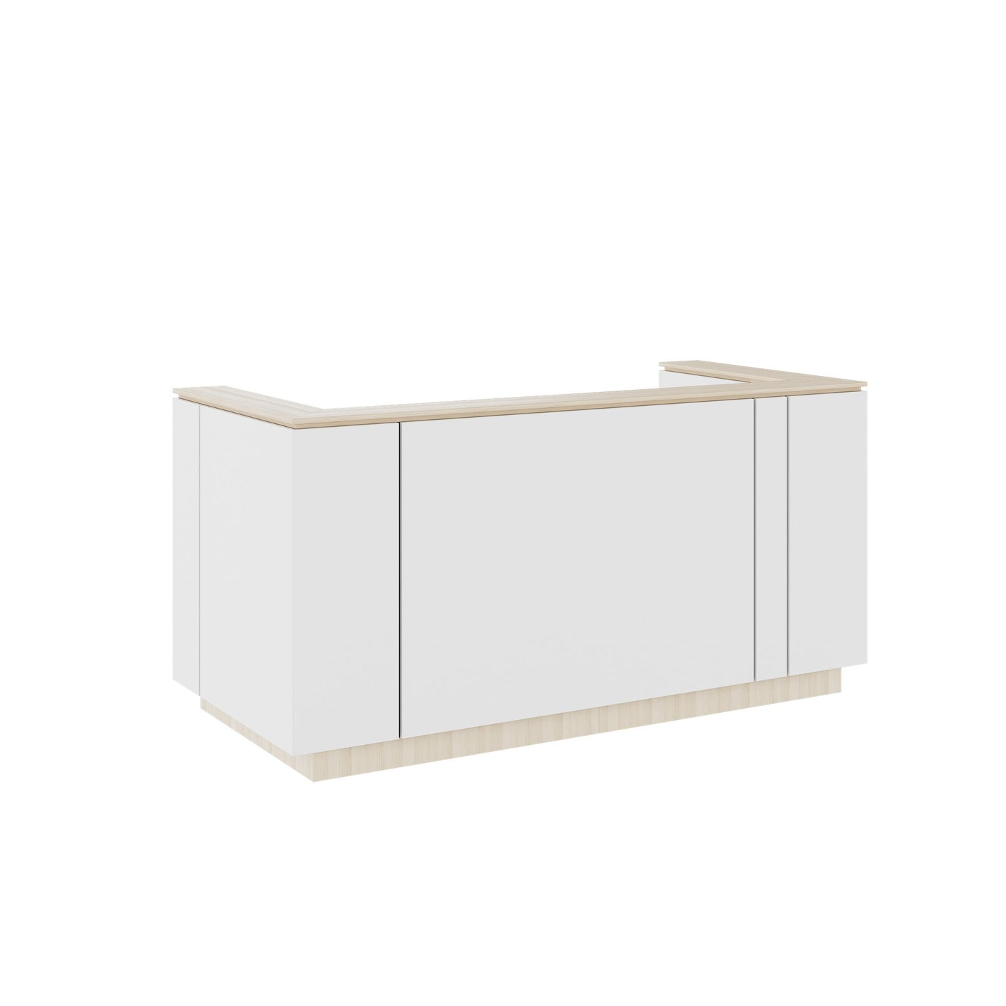 ICE reception desk | 2204 x 1022mm, White