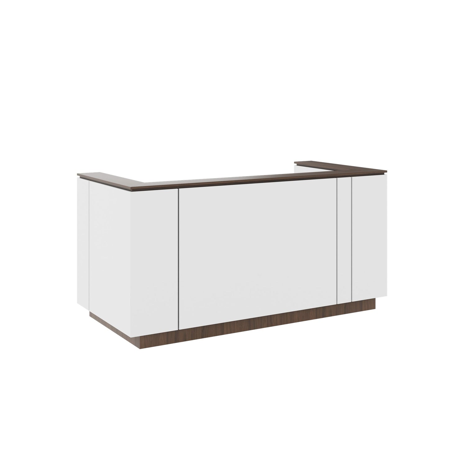 ICE reception desk | 2204 x 1022mm, White