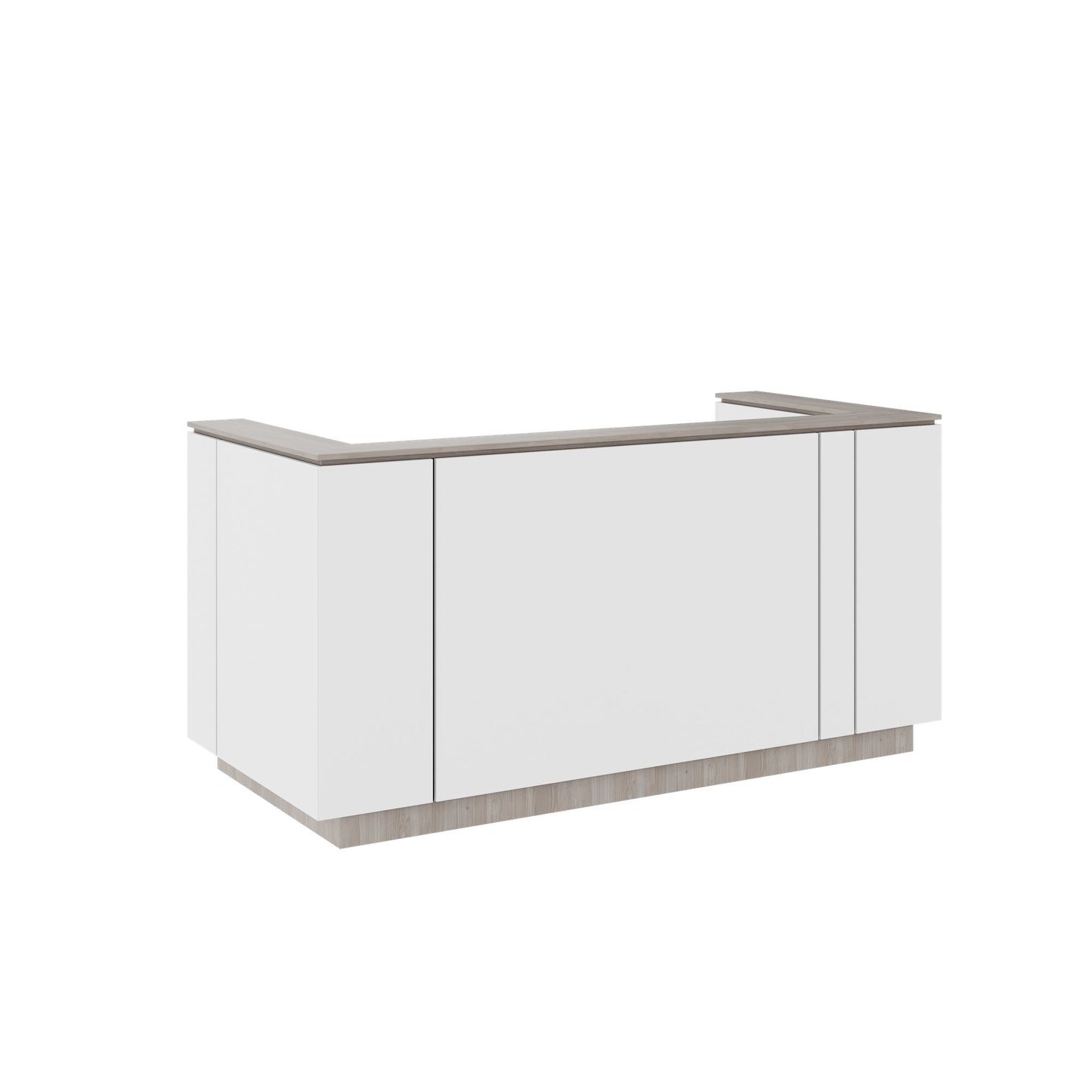ICE reception desk | 2204 x 1022mm, White