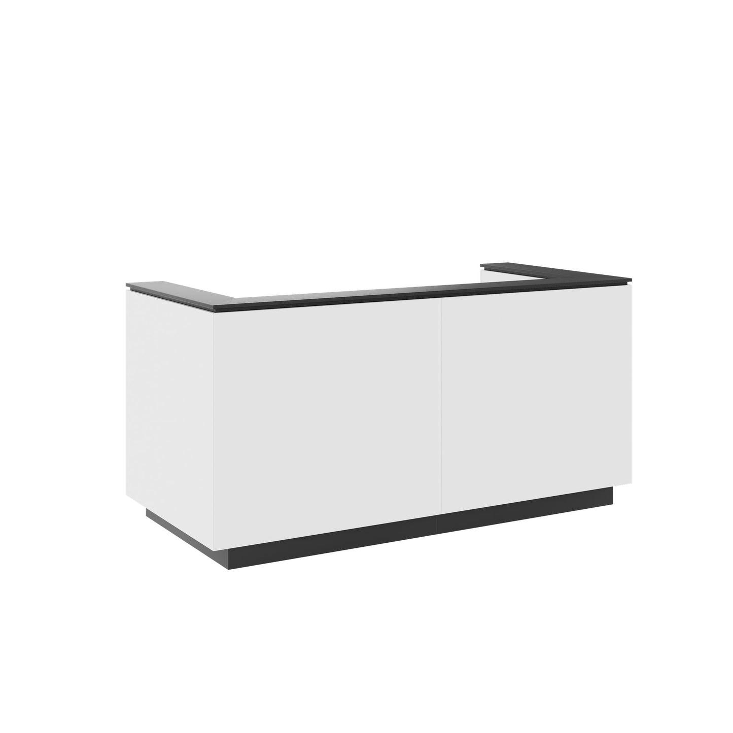 ICE reception desk | 2204 x 1022mm, White