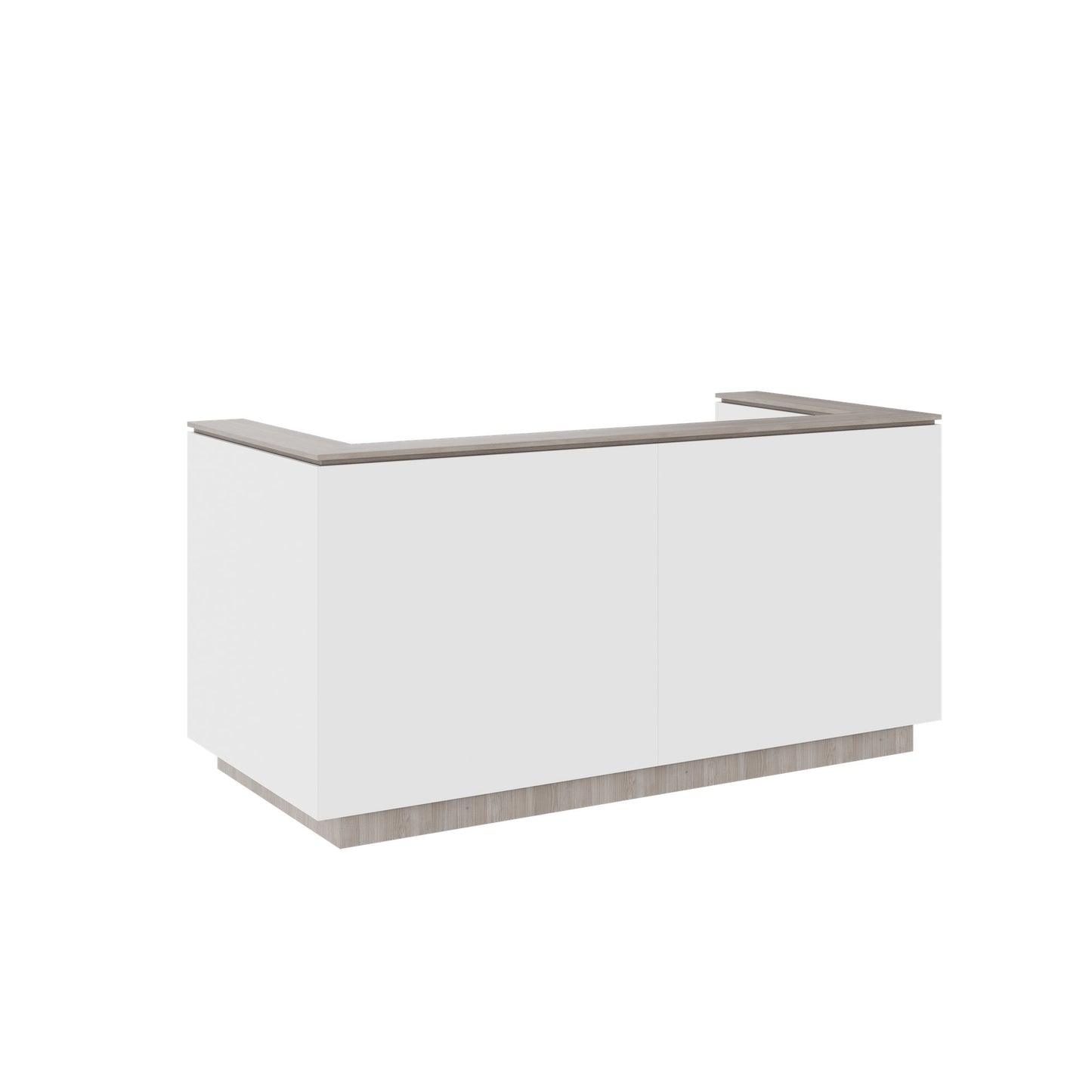 ICE reception desk | 2204 x 1022mm, White