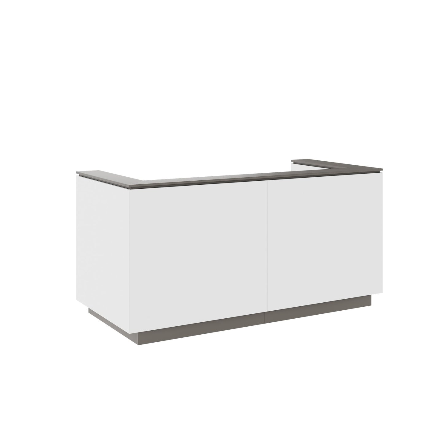 ICE reception desk | 2204 x 1022mm, White