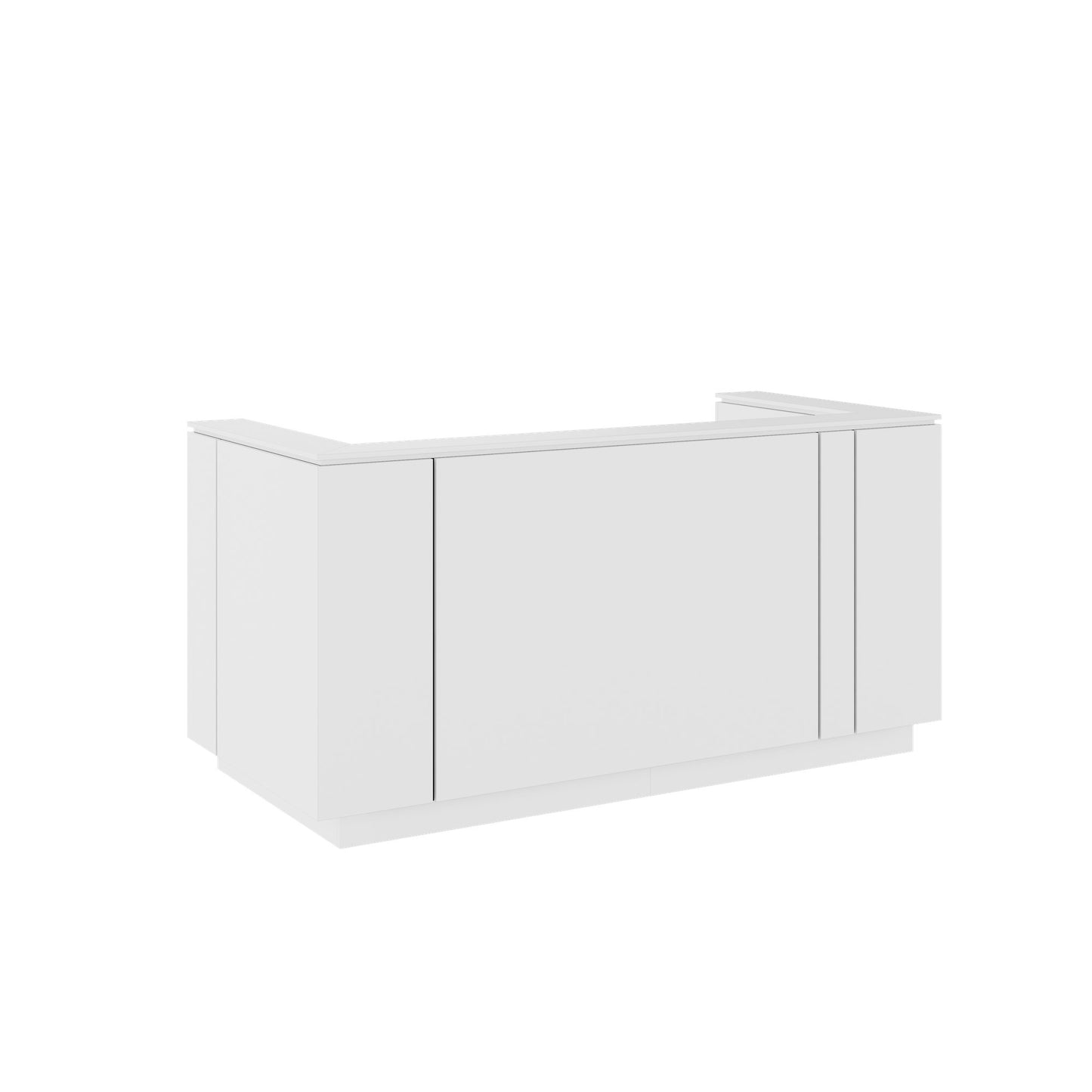 ICE reception desk | 2204 x 1022mm, White