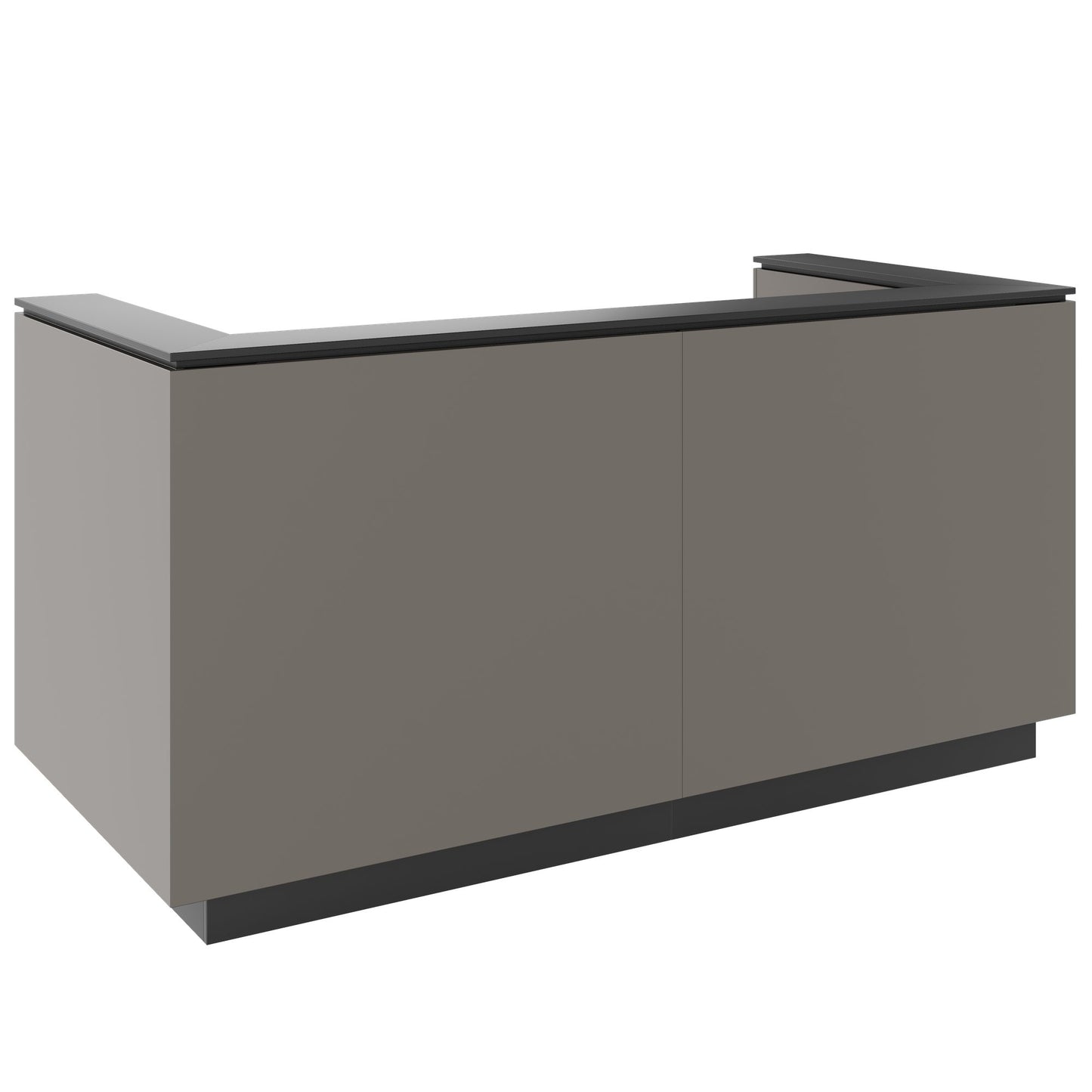 ICE Contatore della reception | 2204 x 1022 mm, grigio cubanite