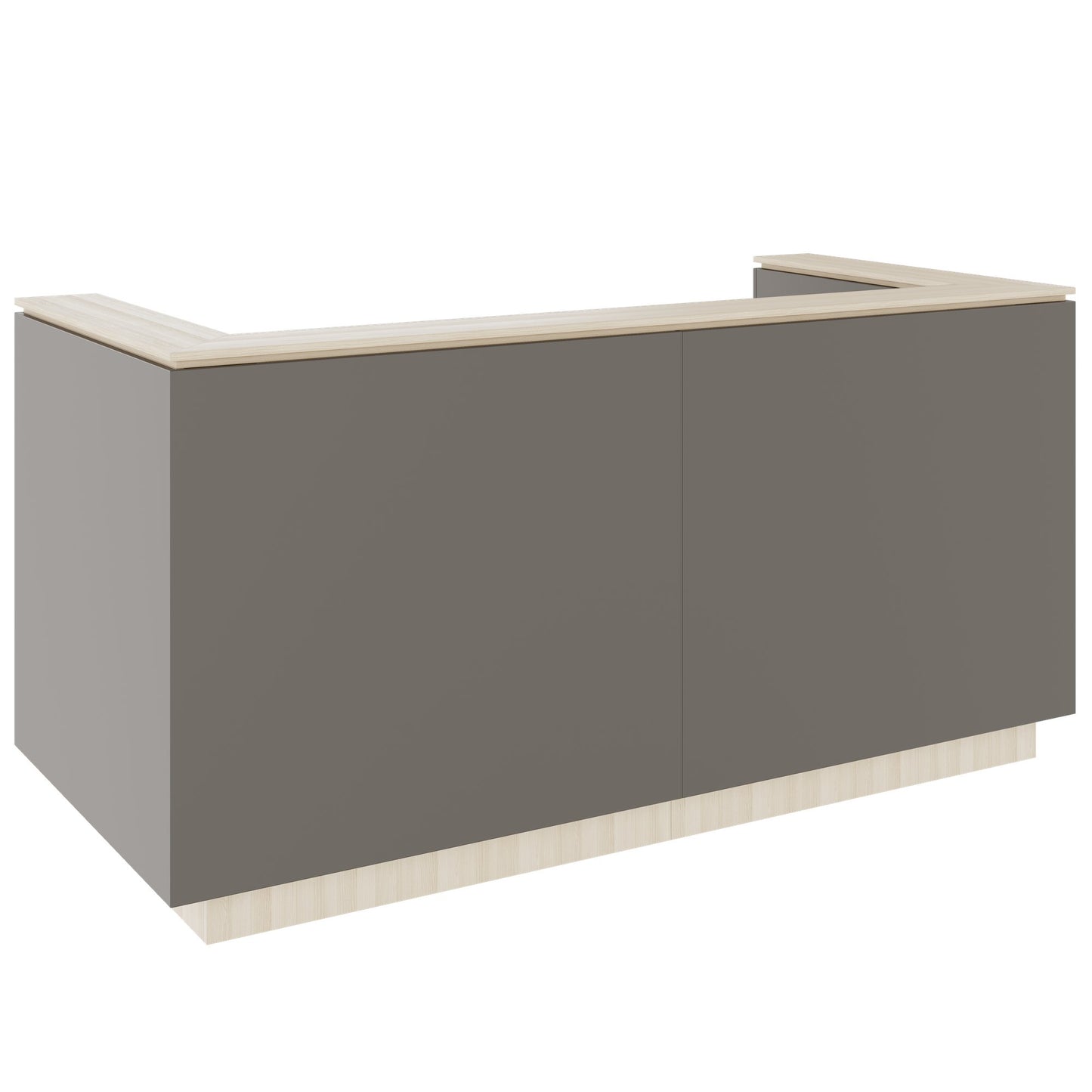 ICE Contatore della reception | 2204 x 1022 mm, grigio cubanite