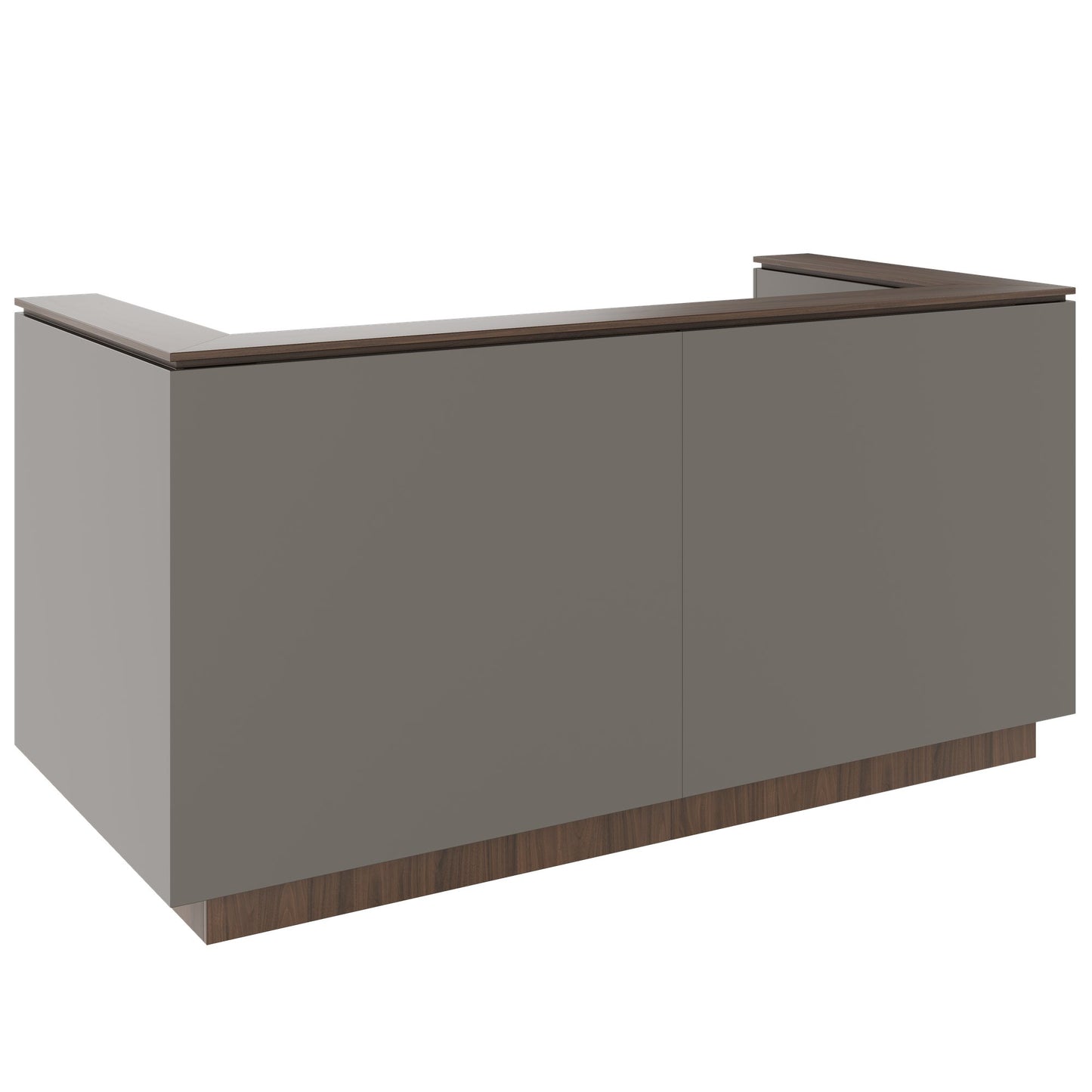 ICE Contatore della reception | 2204 x 1022 mm, grigio cubanite
