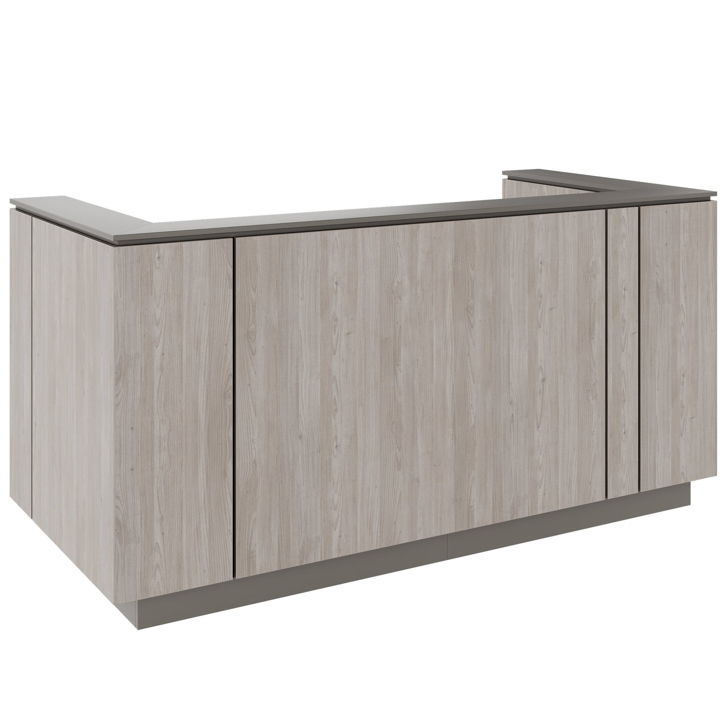 ICE Contatore della reception | 2204 x 1022 mm, North Oak Grey