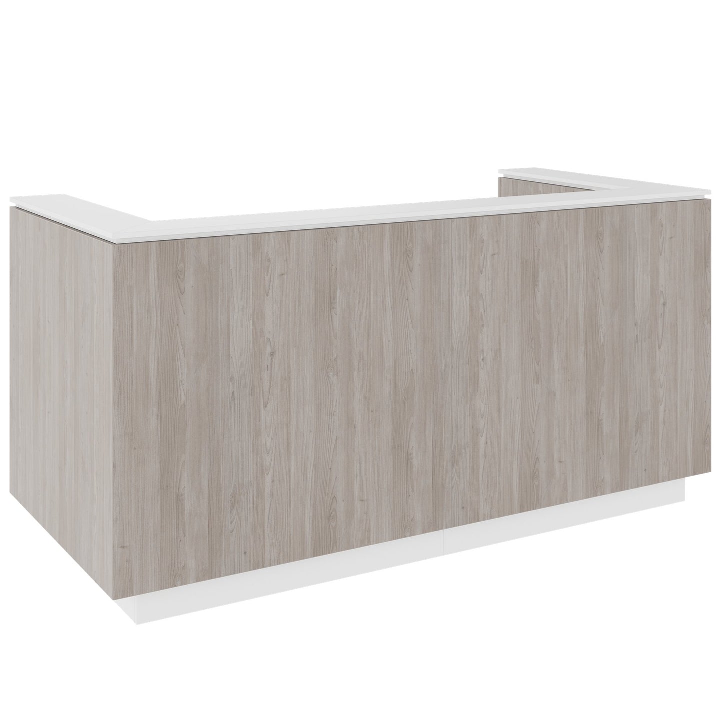 ICE Contatore della reception | 2204 x 1022 mm, North Oak Grey