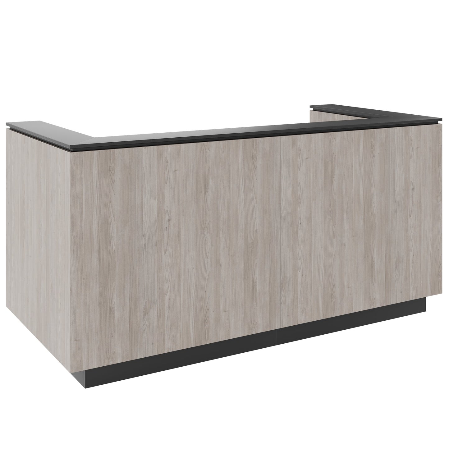 ICE Contatore della reception | 2204 x 1022 mm, North Oak Grey