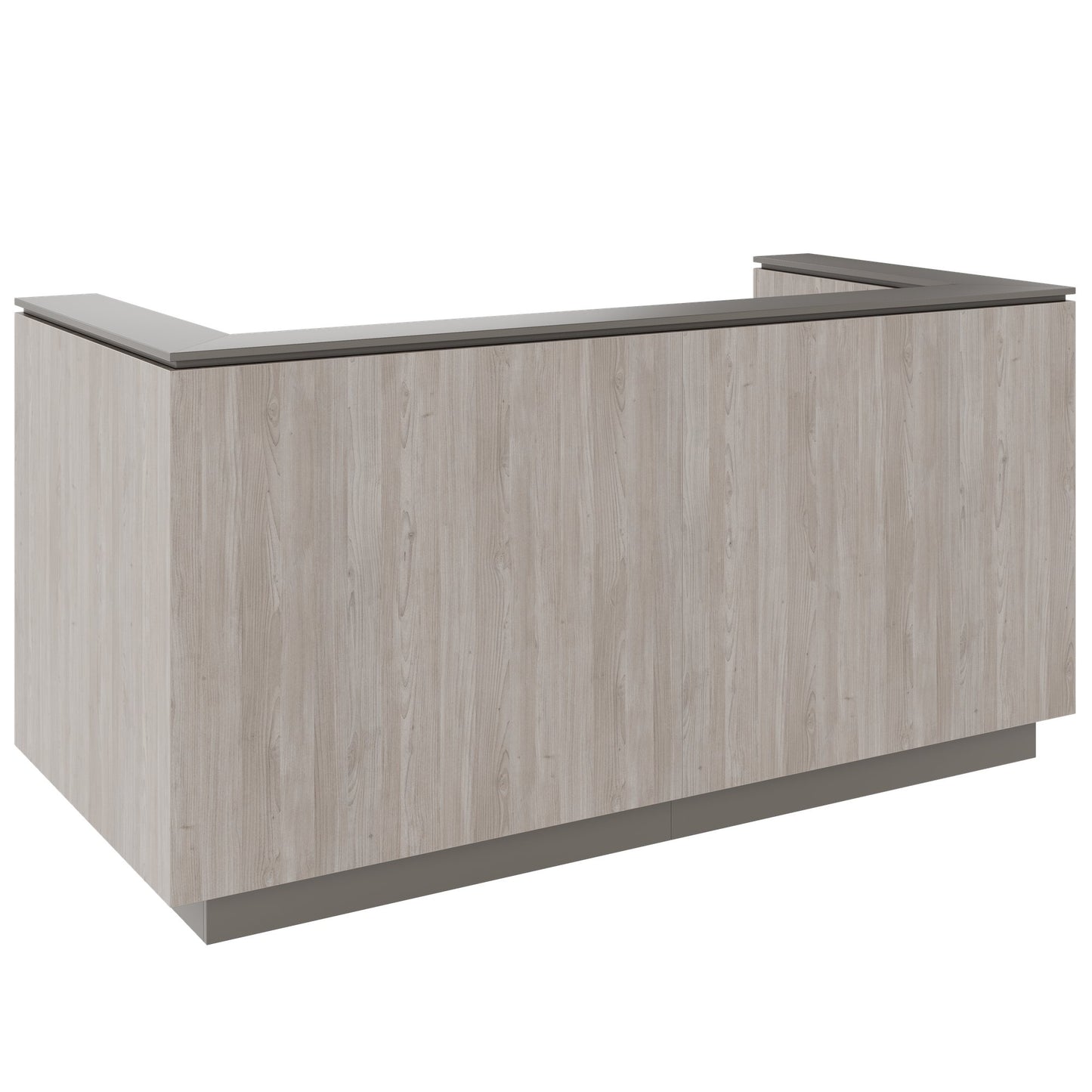 ICE Contatore della reception | 2204 x 1022 mm, North Oak Grey