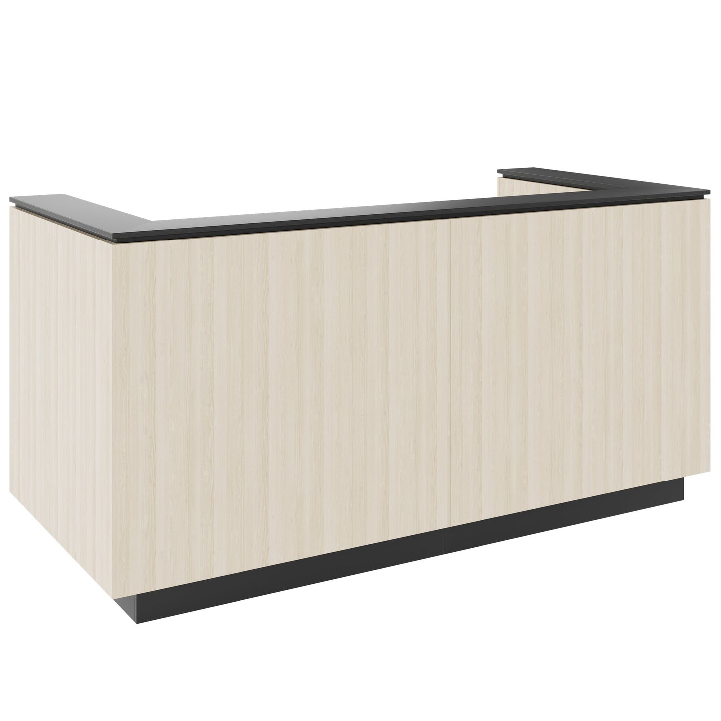 ICE reception desk | 2204 x 1022 mm, sand ash