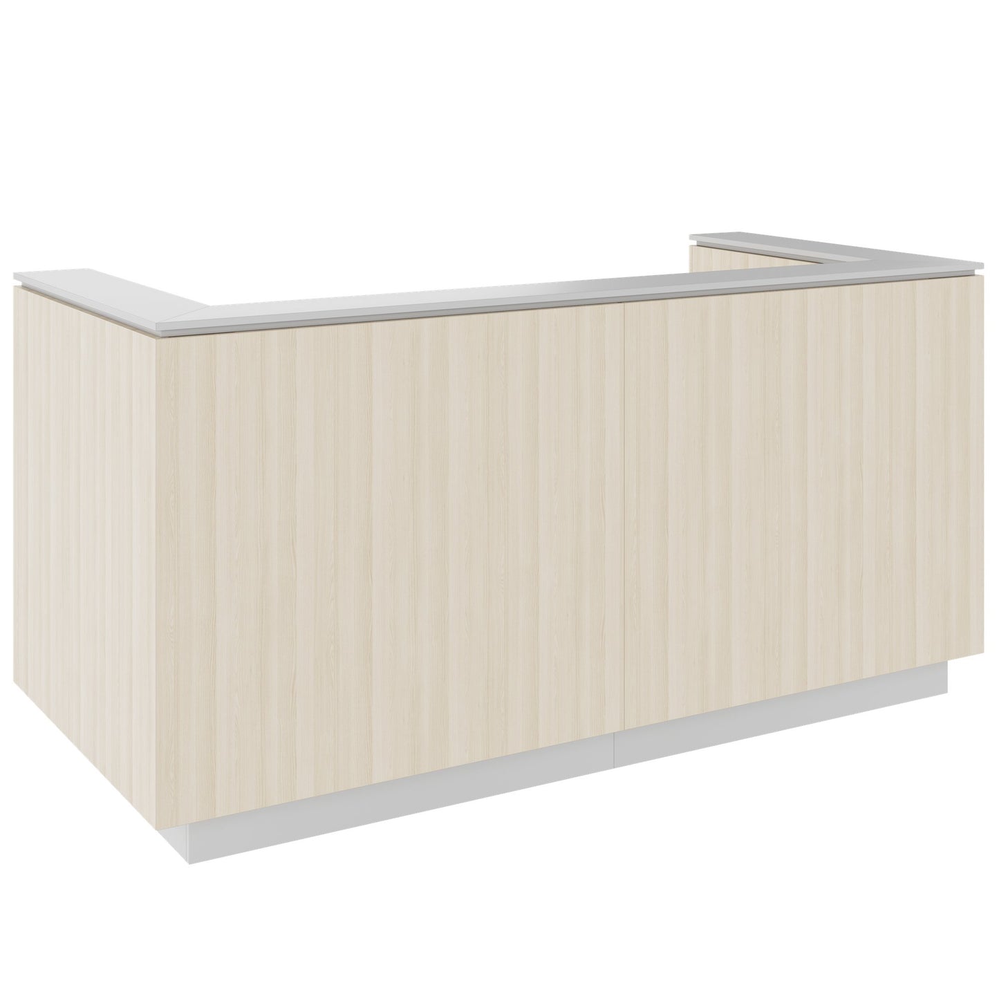 ICE reception desk | 2204 x 1022 mm, sand ash