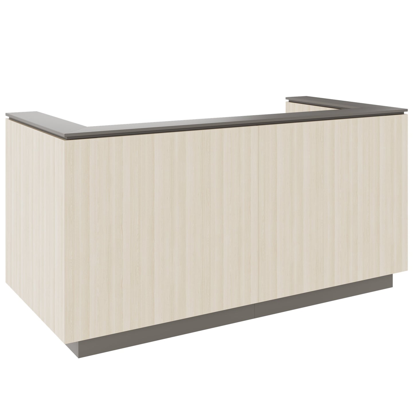 ICE reception desk | 2204 x 1022 mm, sand ash
