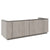 ICE reception desk | 3214 x 1022 mm, gray northern oak