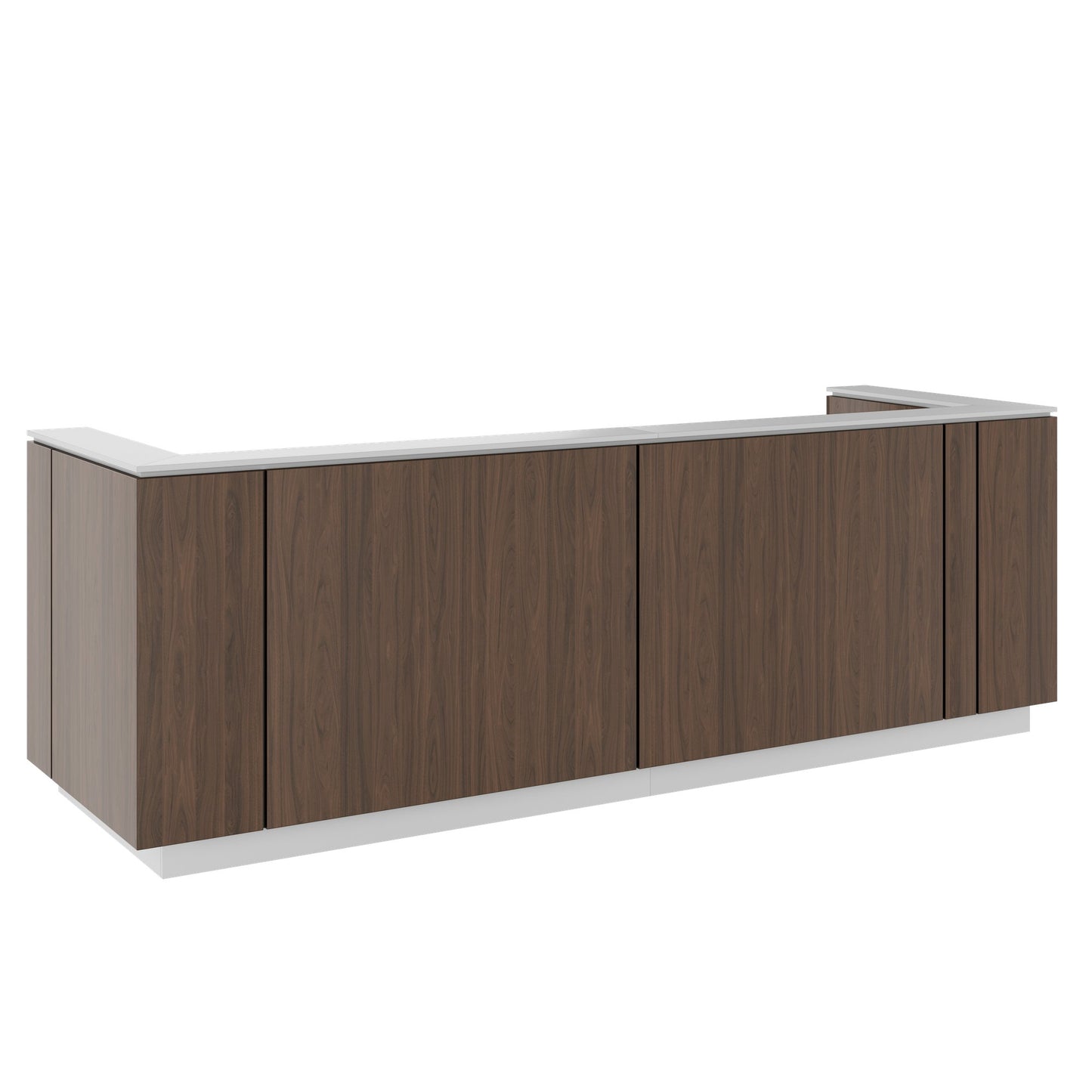 ICE reception desk | 3214 x 1022 mm, walnut