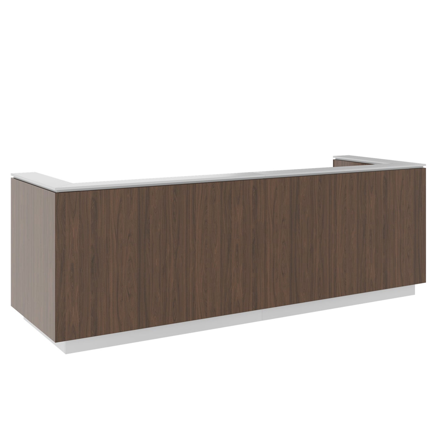 ICE reception desk | 3214 x 1022 mm, walnut