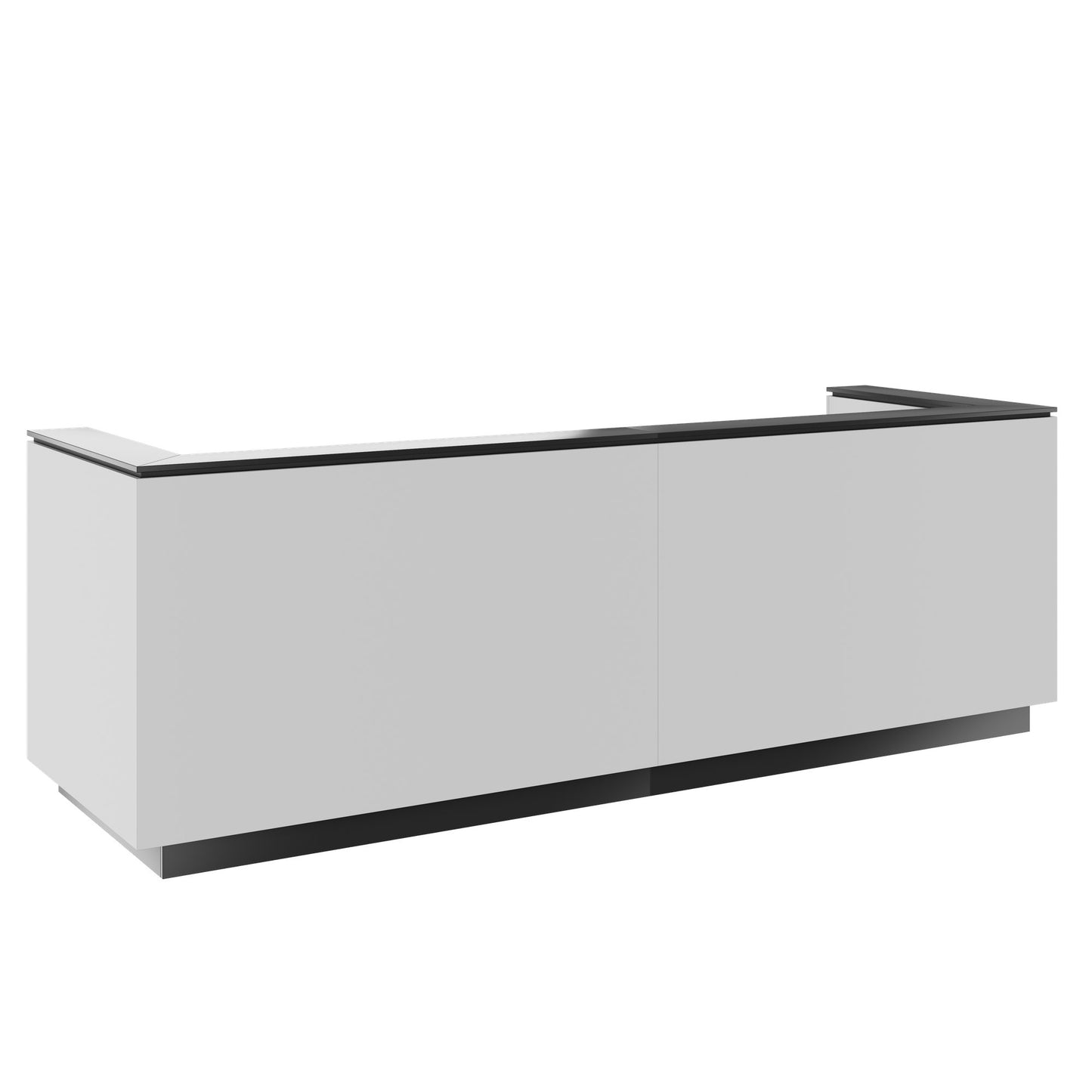 ICE Contatore della reception | 3214 x 1022 mm, grigio perla