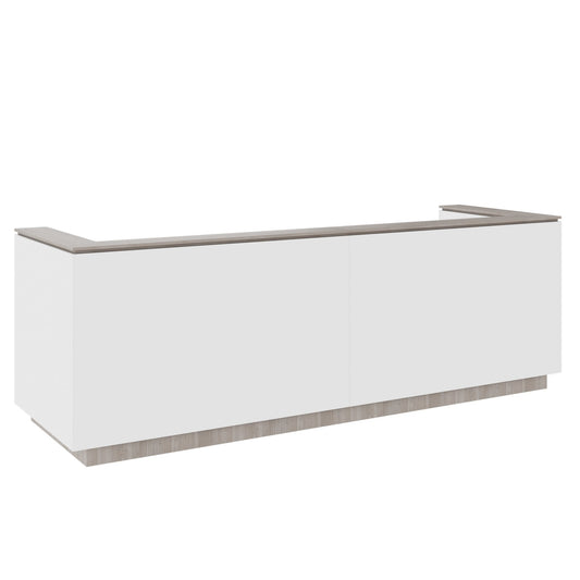 ICE Reception counter | 3214 x 1022 mm, white