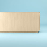 ICE reception desk | 3214 x 1022 mm, oak veneer