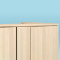 ICE reception desk | 3214 x 1022 mm, oak veneer