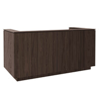 ICE reception desk | 2204 x 1022 mm, walnut