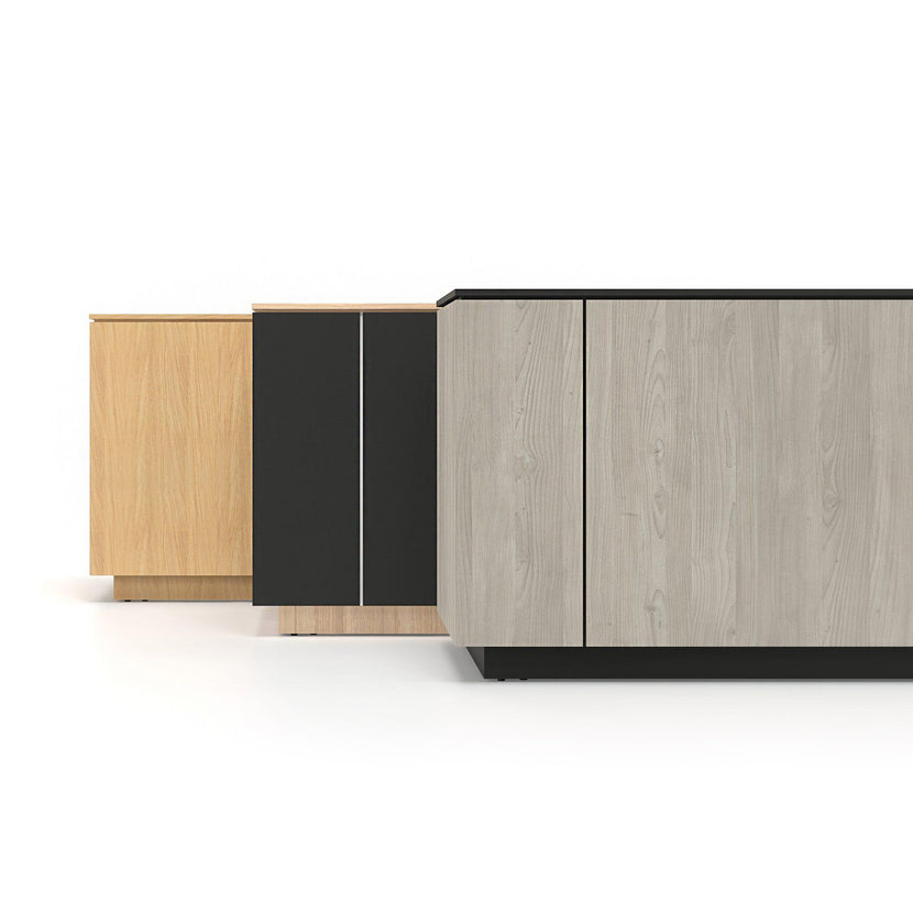 ICE Contatore della reception | 2204 x 1022 mm, grigio perla