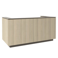 ICE reception desk | 2204 x 1022 mm, sand ash