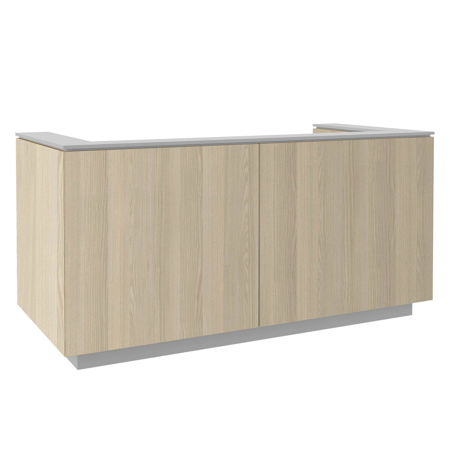 ICE reception desk | 2204 x 1022 mm, sand ash