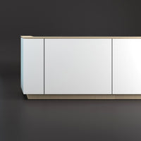 ICE Contatore della reception | 2204 x 1022 mm, bianco