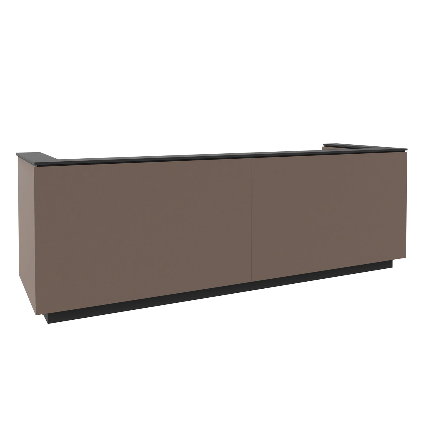 ICE reception desk | 3214 x 1022 mm, Cubanite gray