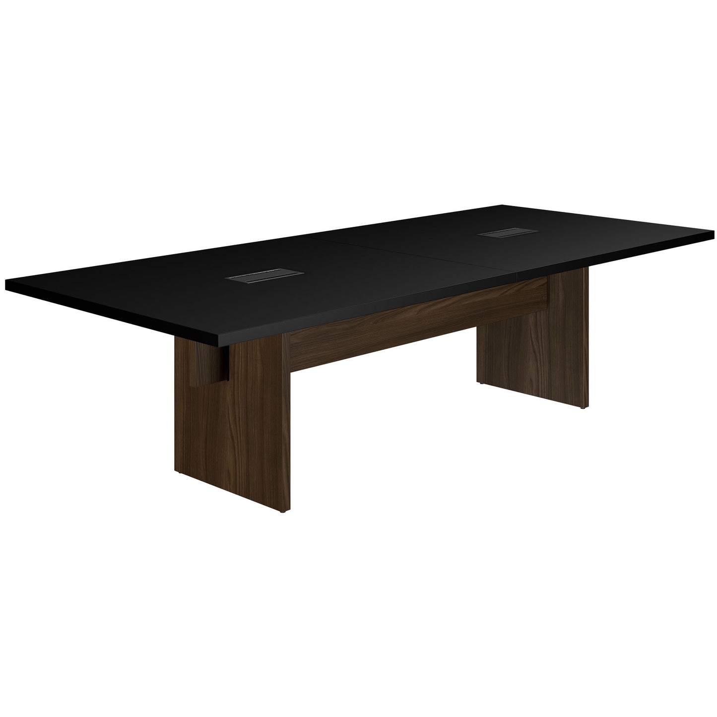 Bralco Sile Conference Table | 2400 - 4200 mm (6-16 persone), elettrificato, nero