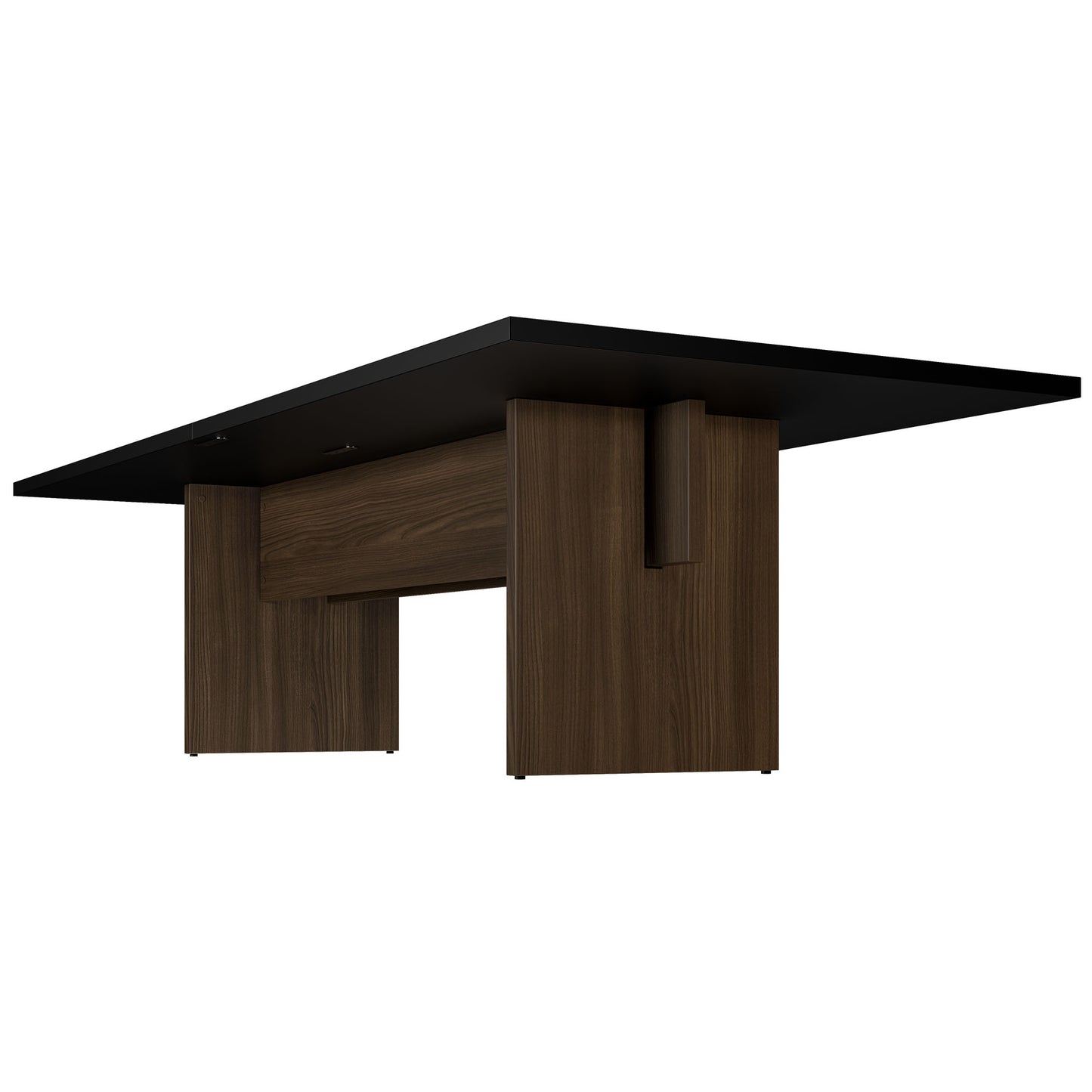 Bralco Sile Conference Table | 2400 - 4200 mm (6-16 persone), elettrificato, nero