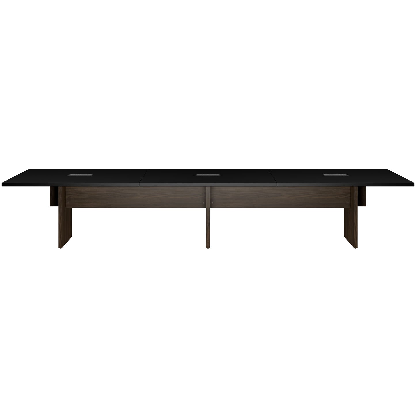 Bralco Sile Conference Table | 2400 - 4200 mm (6-16 persone), elettrificato, nero