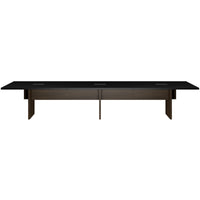 Bralco Sile Conference Table | 2400 - 4200 mm (6-16 persone), elettrificato, nero