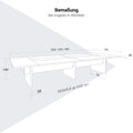 BRALCO SILE Konferenztisch | 3200 - 4800 mm (6 - 20 Personen), Mitteleinsatz, Nussbaum - 8 Thumbnail Image