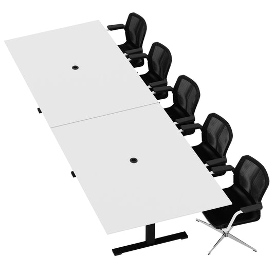 Jazz conference table | 3200 x 1200 mm, white