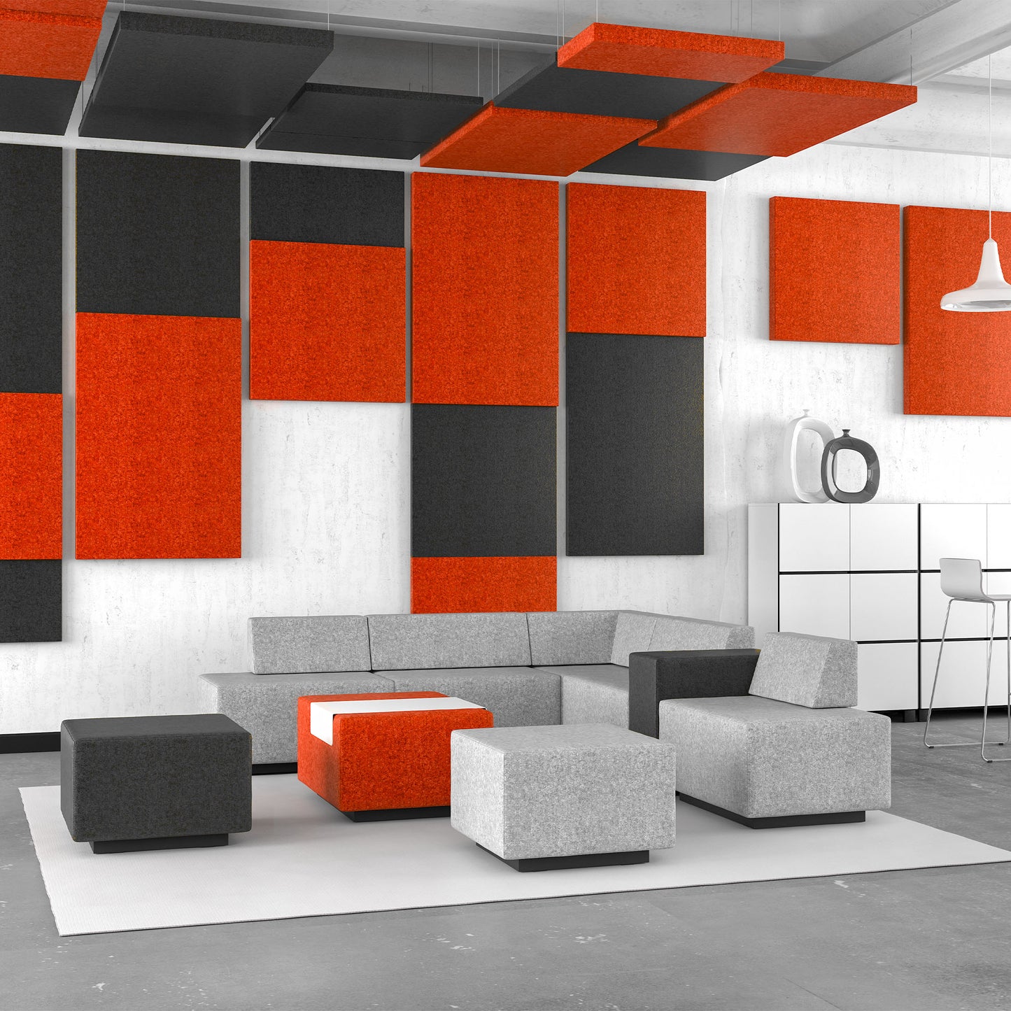 JAZZ Pouf / Sitzhocker | 300-1200 x 600 mm, viele Farben