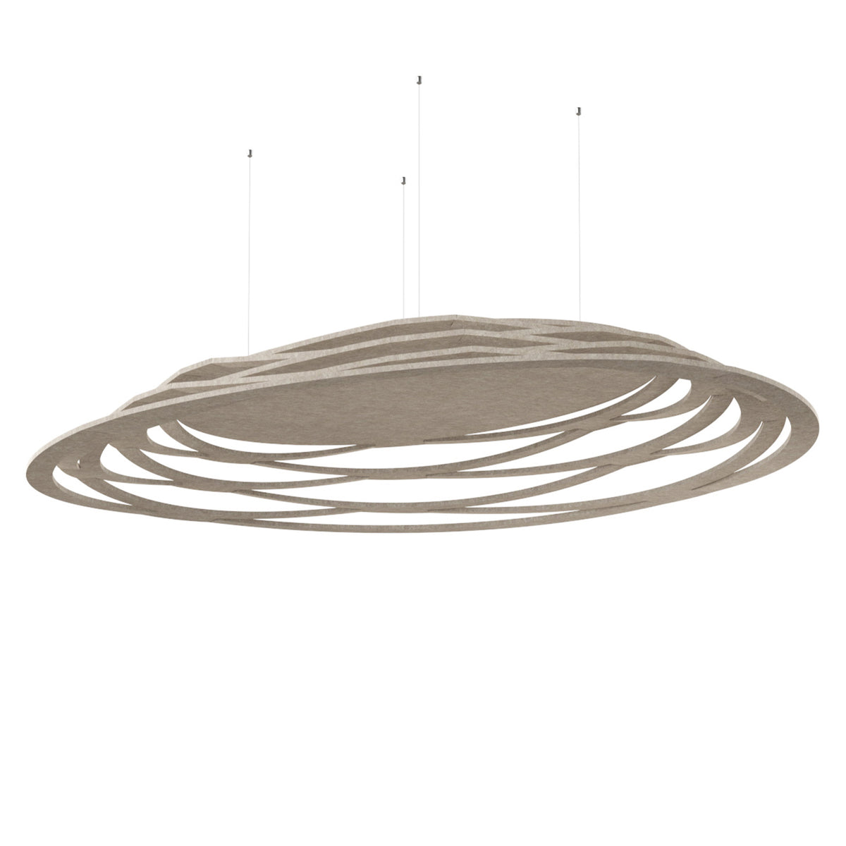 KITE Deckenpaneel oval | 1200 x 1600 mm, über 20 Farben, mehrere Muster
