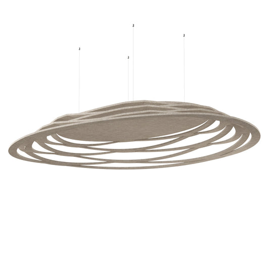 KITE Deckenpaneel oval | 1200 x 1600 mm, über 20 Farben, mehrere Muster