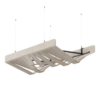 KITE Deckenpaneel rechteckig | 590-945 x 1200-1600 mm, über 20 Farben, mehrere Muster
