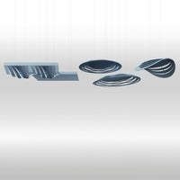 KITE Deckenpaneel rechteckig | 590-945 x 1200-1600 mm, über 20 Farben, mehrere Muster