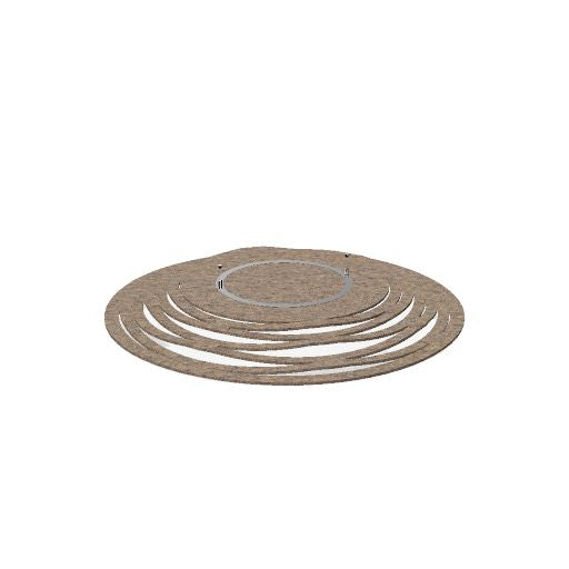 KITE Deckenpaneel rund | 1200 x 1200 mm, über 20 Farben, mehrere Muster