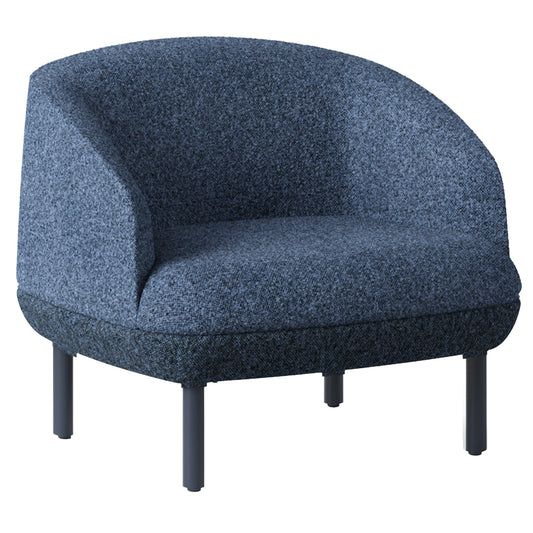KOPA Lounge-Sessel | Metallbeine oder Echtholz-Gestell, über 100 Farben