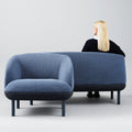 KOPA Lounge-Sessel | Metallbeine oder Echtholz-Gestell, über 100 Farben - 10 Thumbnail Image
